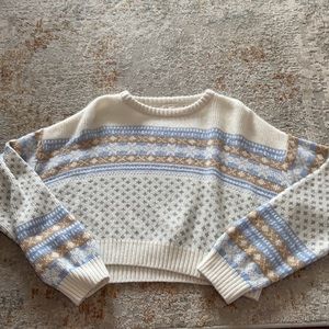 Cropped sweater